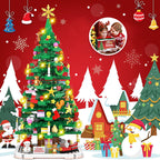 Calendario dell'Avvento Albero di Natale 2026 – Kit Fai-da-te per Decorazioni Natalizie