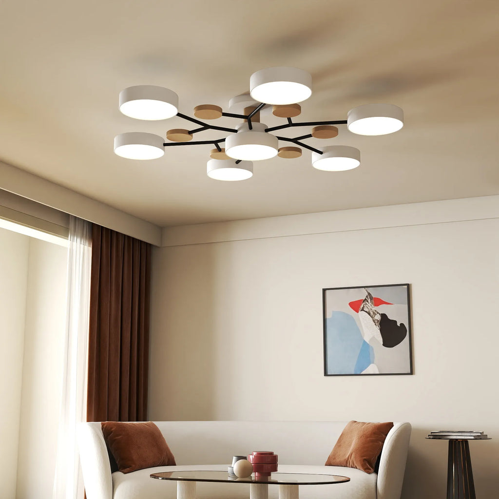 Lampada da soffitto LED circolare in acrilico