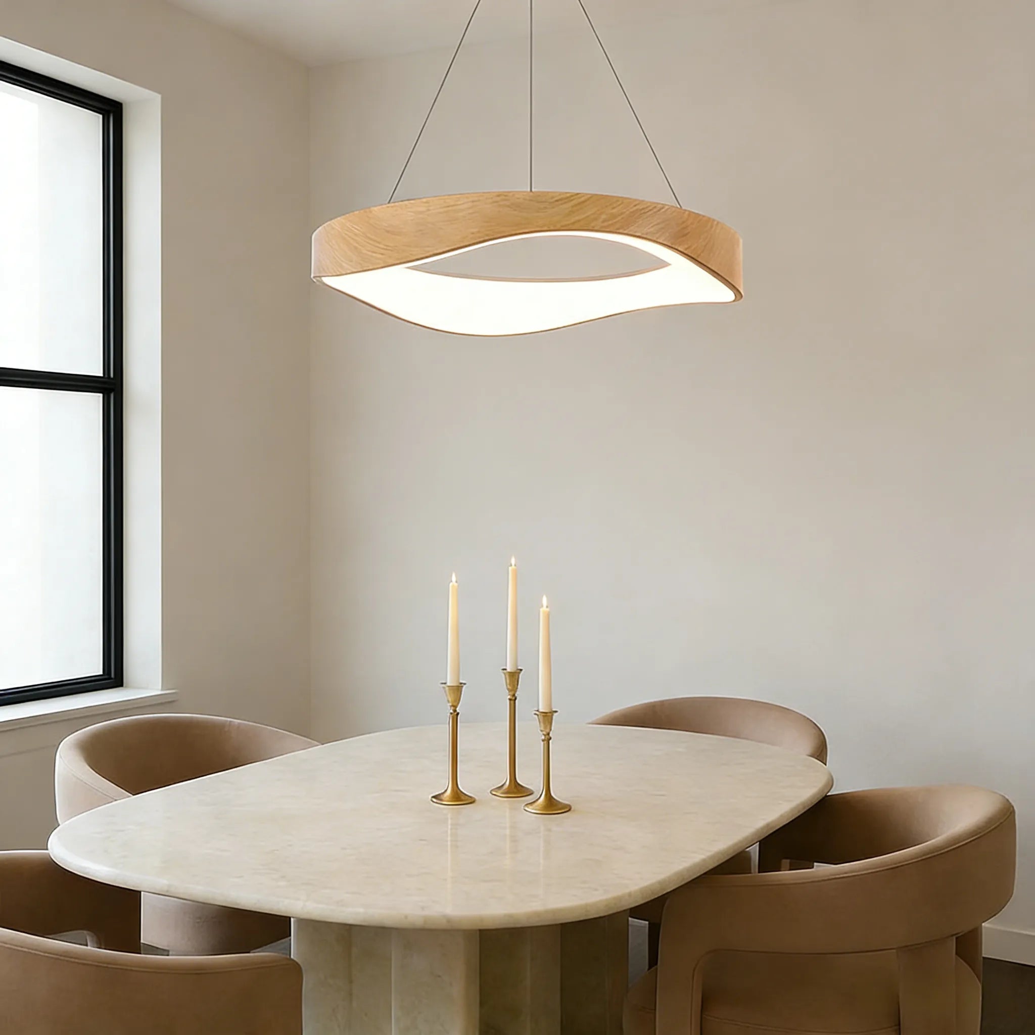 Lampada a Sospensione in Legno Nordic