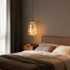 Moderno Sfavillante Lampadario in Vetro
