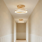 Lampada da soffitto rotonda in ferro moderno chic