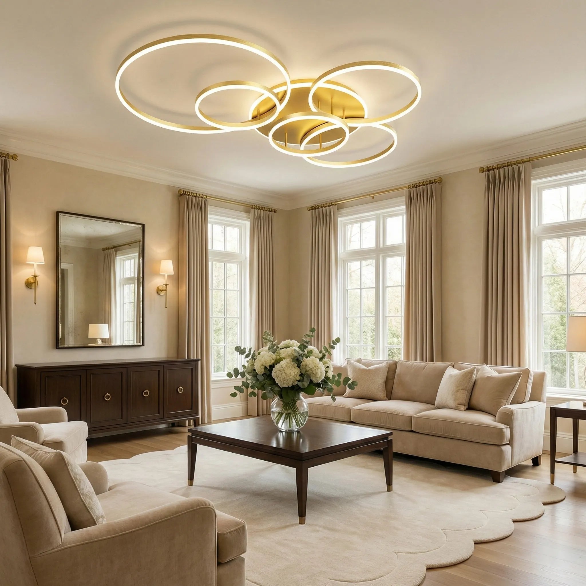 Lampada da soffitto chic nordica
