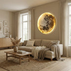 Lampada da Parete Moderna Rotonda Luna