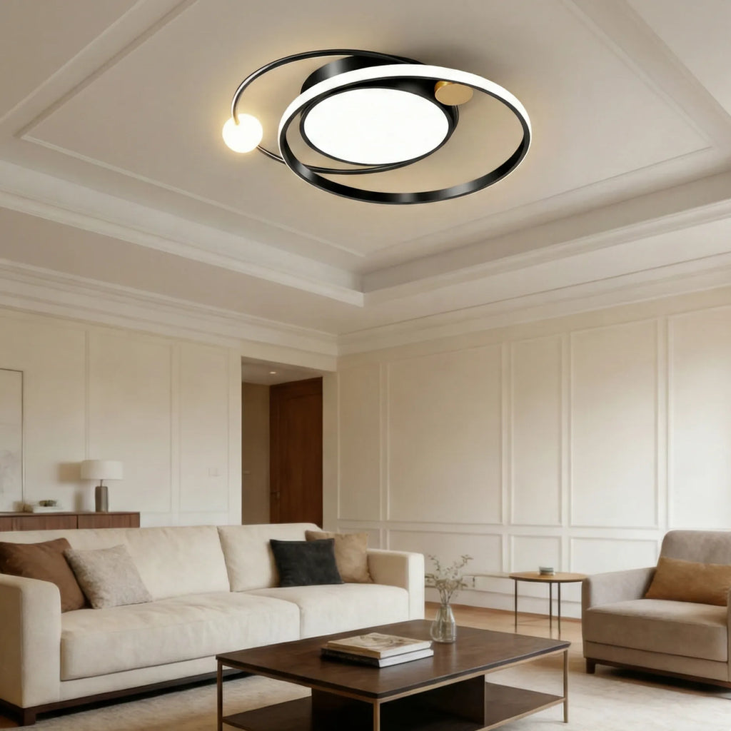 Lampada da soffitto rotonda in acrilico elegante