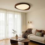Lampada da soffitto rustica in acrilico organico