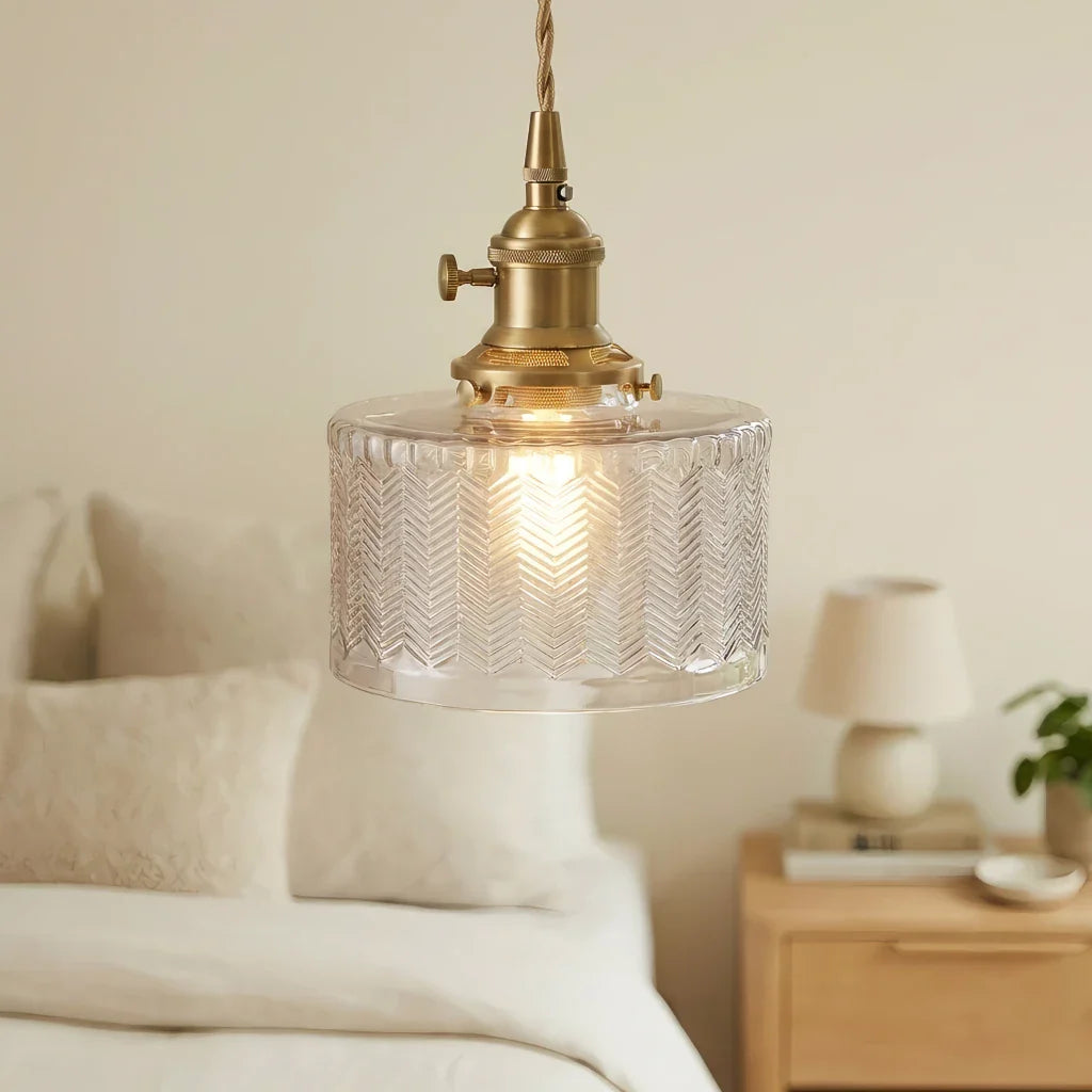 Lampadario in Vetro Creativo Vintage Nordico Unico