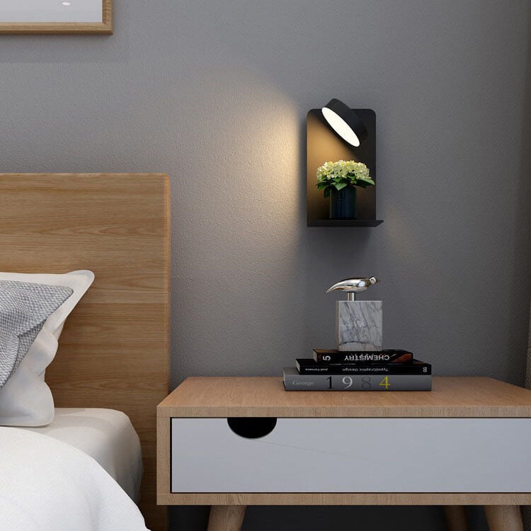Lampada da Parete LED Quadrata Moderna Minimalista in Ferro e Acrilico Ricaricabile USB