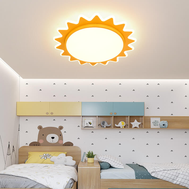 Lampada da soffitto LED a forma di sole creativo