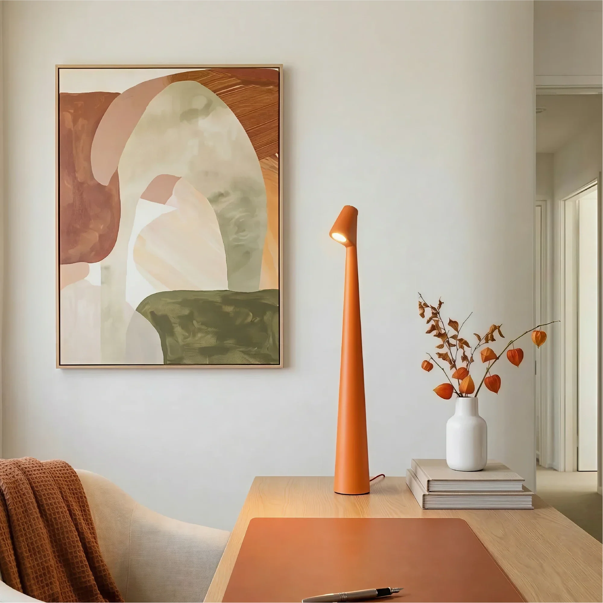 Lampada da Tavolo Design Minimalista Glarefusion