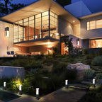 Colonna di Luce da Giardino LED Acrilico Impermeabile
