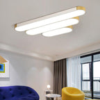 Moderna Lampada da Soffitto LED Flush Mount Rettangolare Minimalista