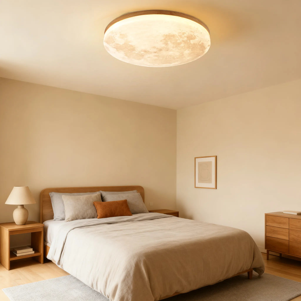 Moderna Creativa Lampada da Soffitto Rotonda Luna