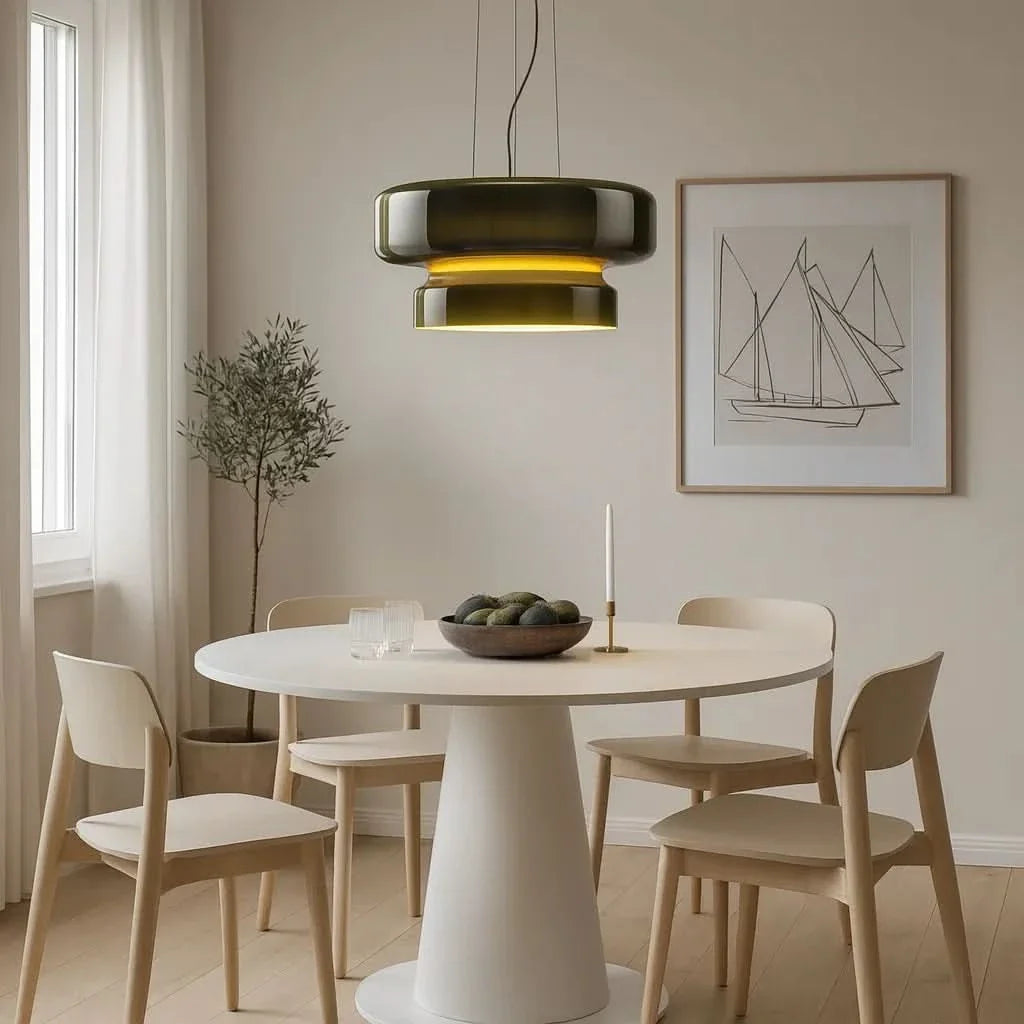 Glarefusion Lampada da Soffitto in Vetro Colorato