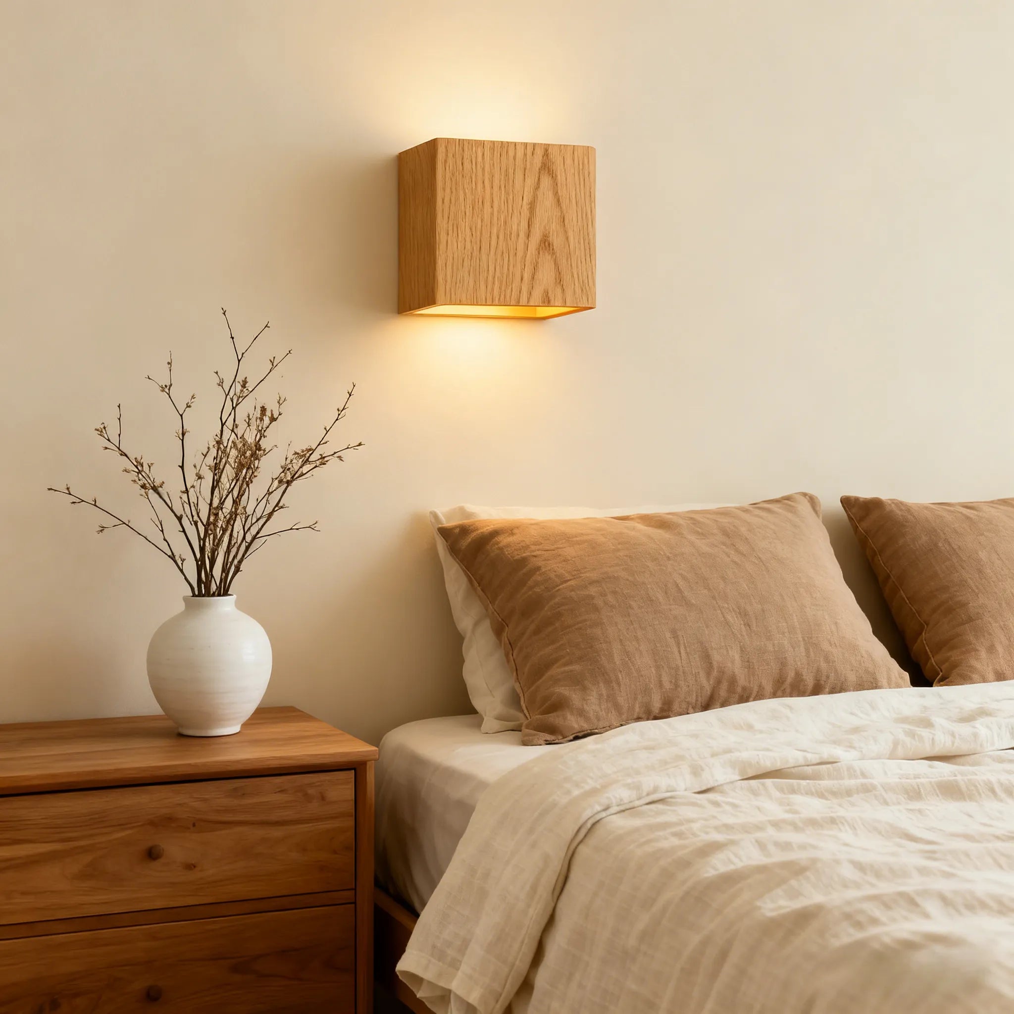 Moderna Semplice Lampada da Parete Cubica