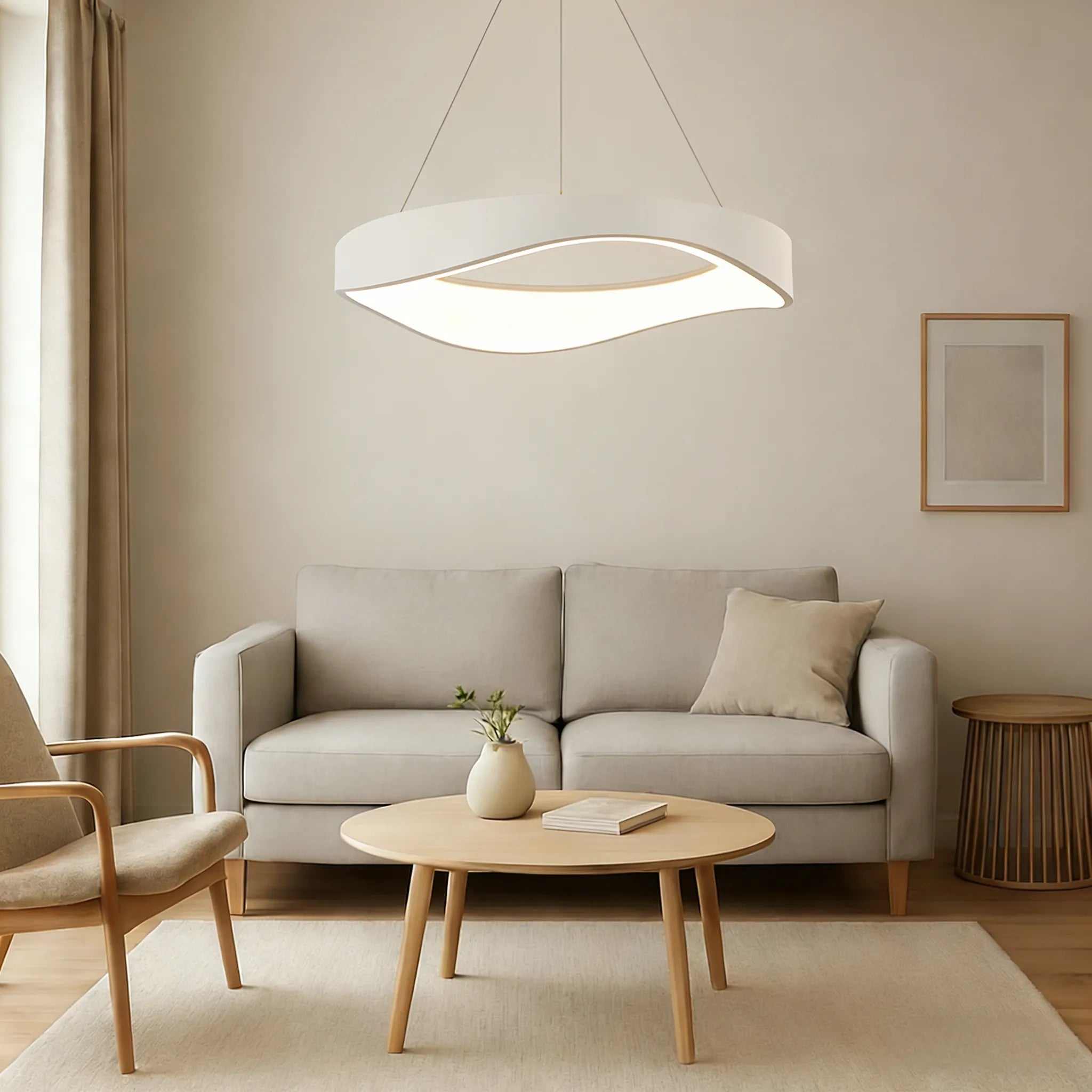 Lampada a Sospensione in Legno Nordic