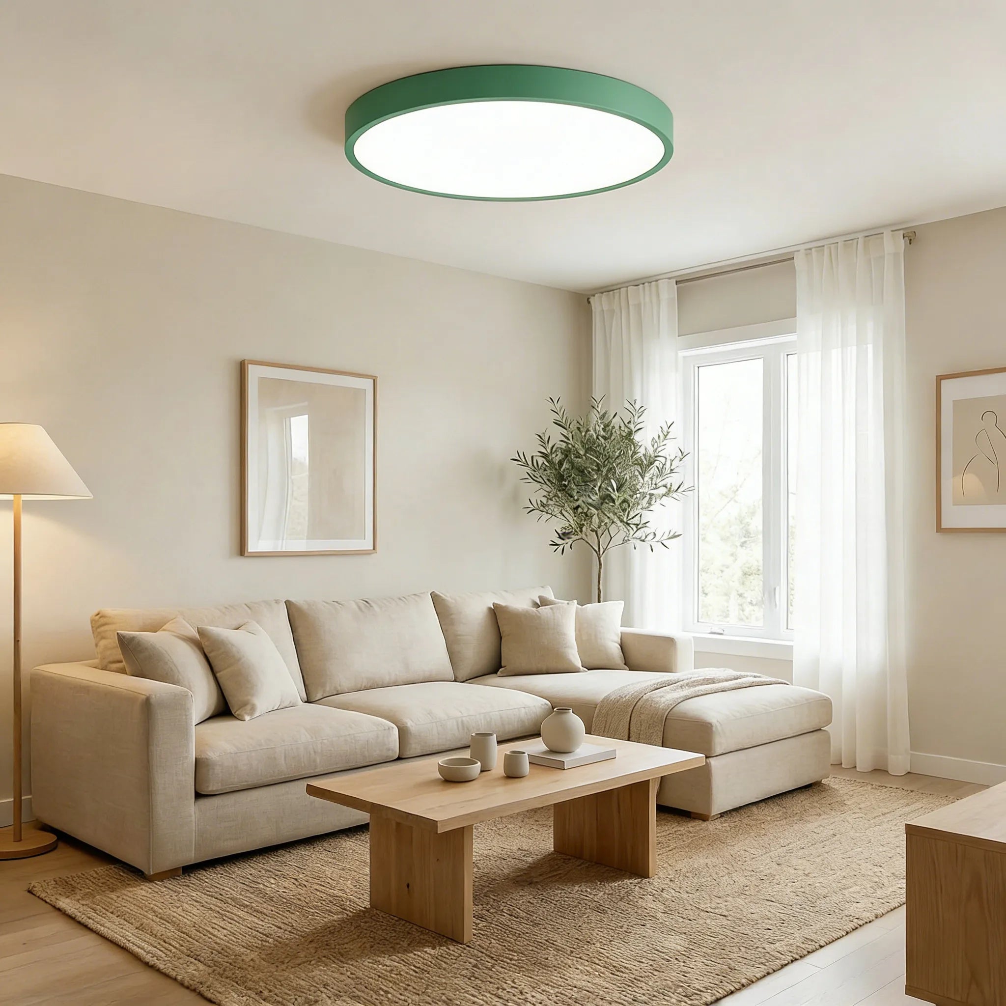 Glarefusion Moderno Semplice Lampada da Soffitto LED Rotonda