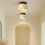 Lampada da soffitto moderna in stile crema creativo