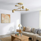 Nuova Luce da Soffitto Geometrica in Metallo