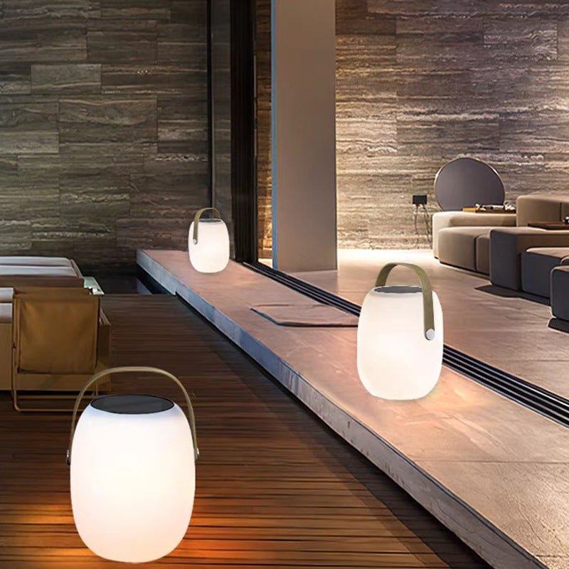 Luce Decorativa LED Portatile a Pannello Solare Impermeabile da Esterno
