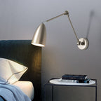 Applique da Parete Retrattile Rotante in Ferro a Braccio Swing Industriale Retro con 1 Luce