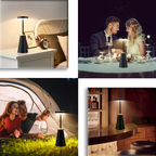 LumaTouch Lampada – Lampada da Tavolo Wireless Ricaricabile