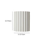 Applique da parete contemporanea scandinava in resina a mezza colonna con 2 luci per corridoio