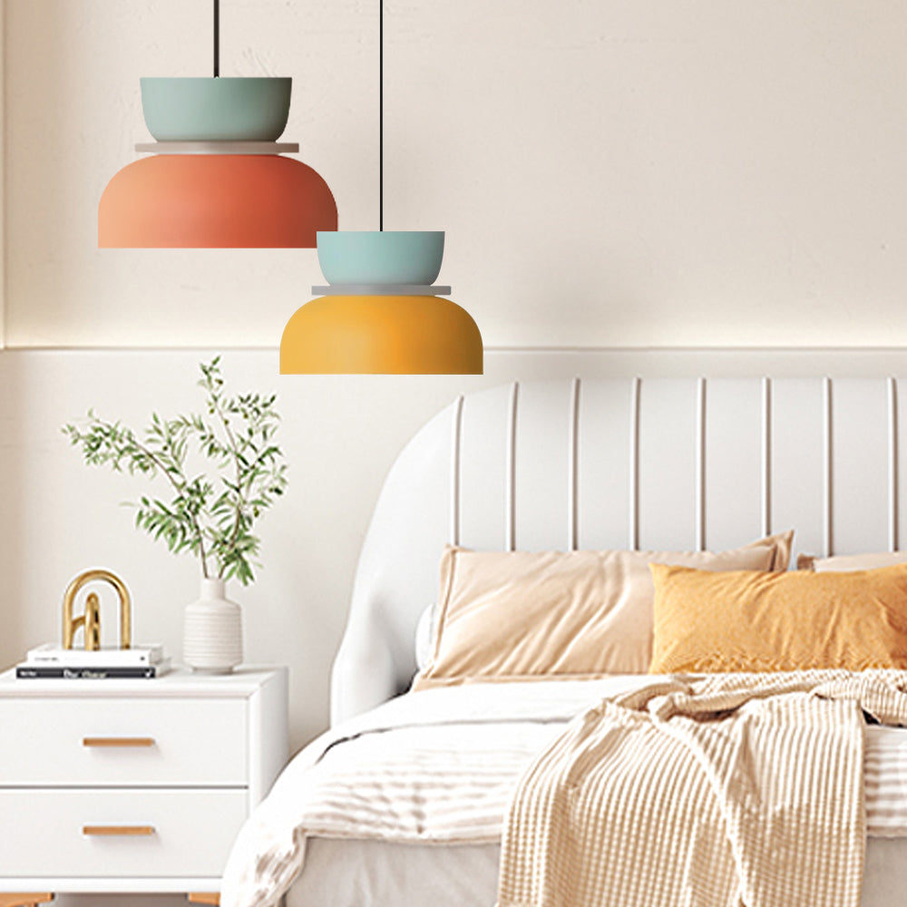 Lampada a sospensione scandinava Lucie Colour Block