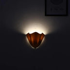 Applique a muro LED 1 luce in vetro colorato retro