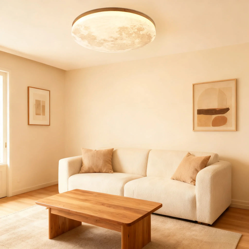 Moderna Creativa Lampada da Soffitto Rotonda Luna