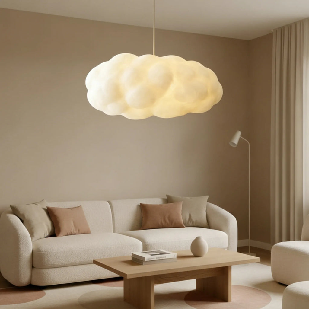 Lampada da soffitto moderna a forma di nuvola creativa