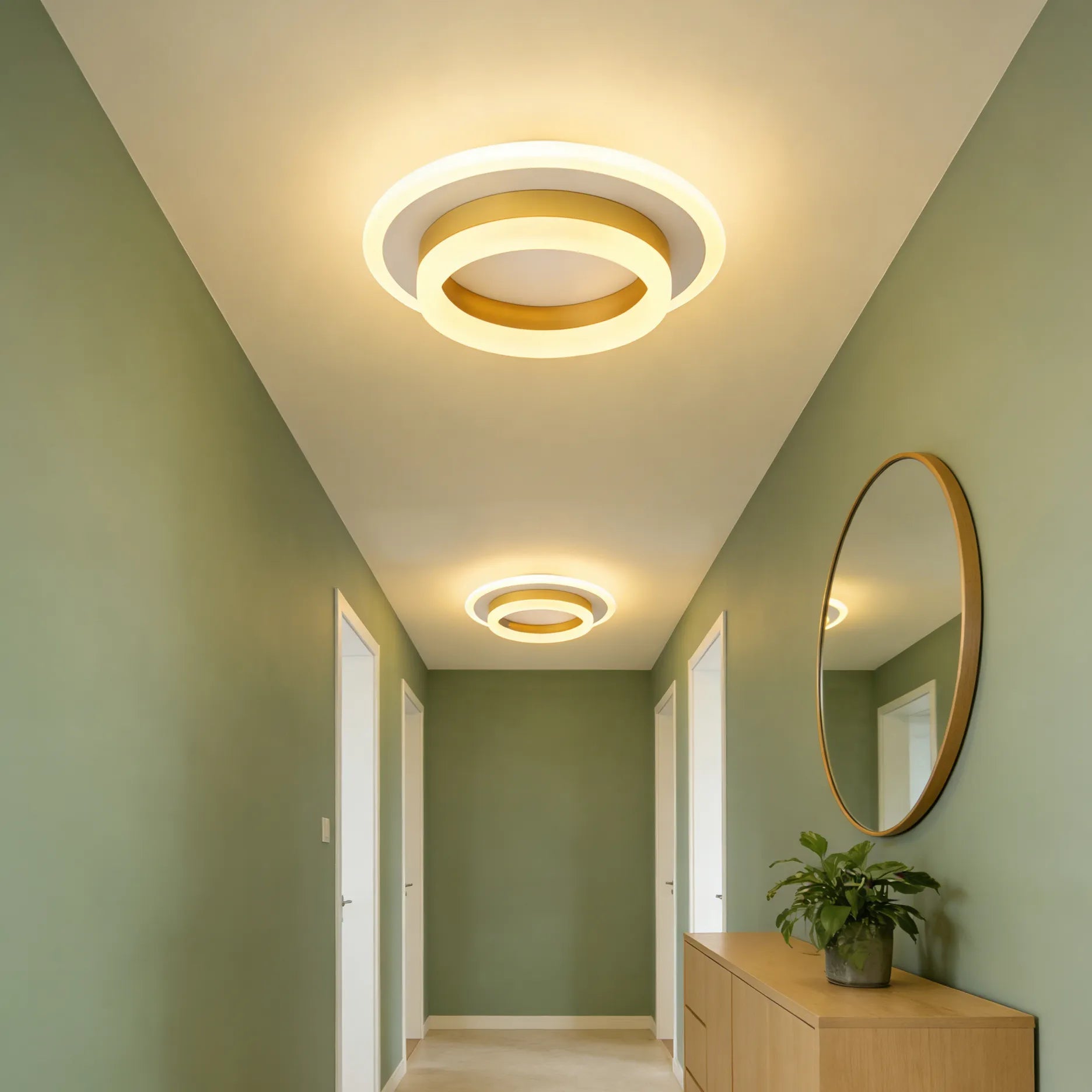 Lampada da soffitto quadrata creativa moderna