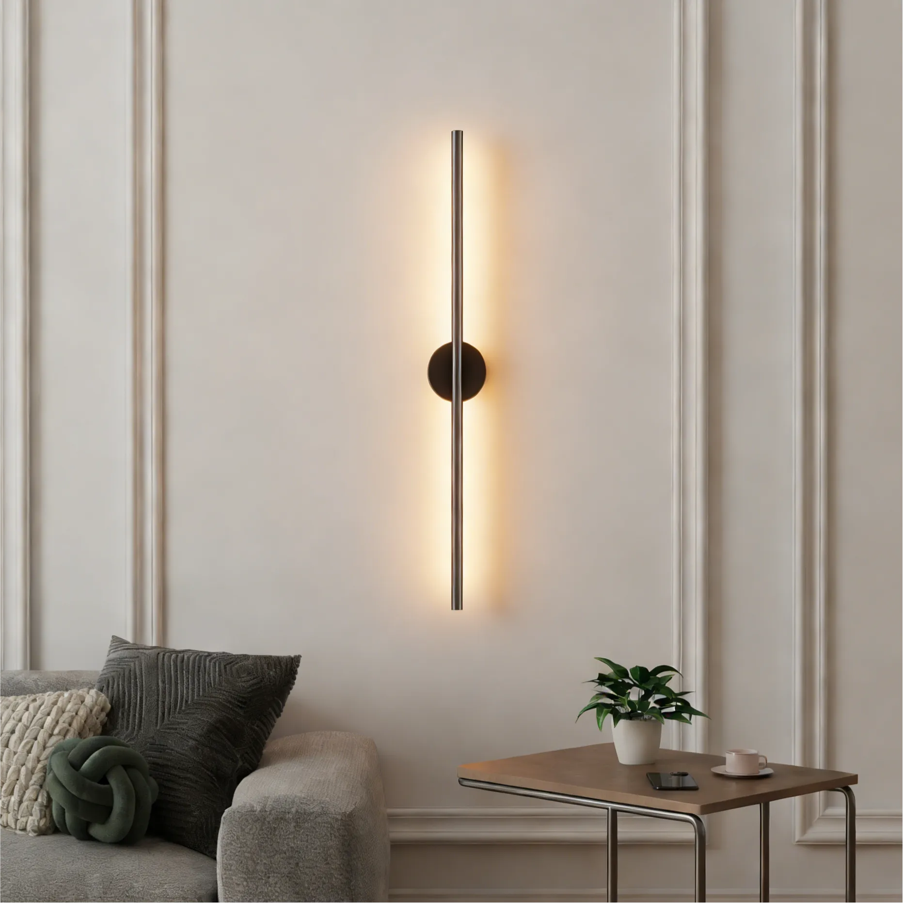Faretto da Muro Metallico SlimLine Elegante