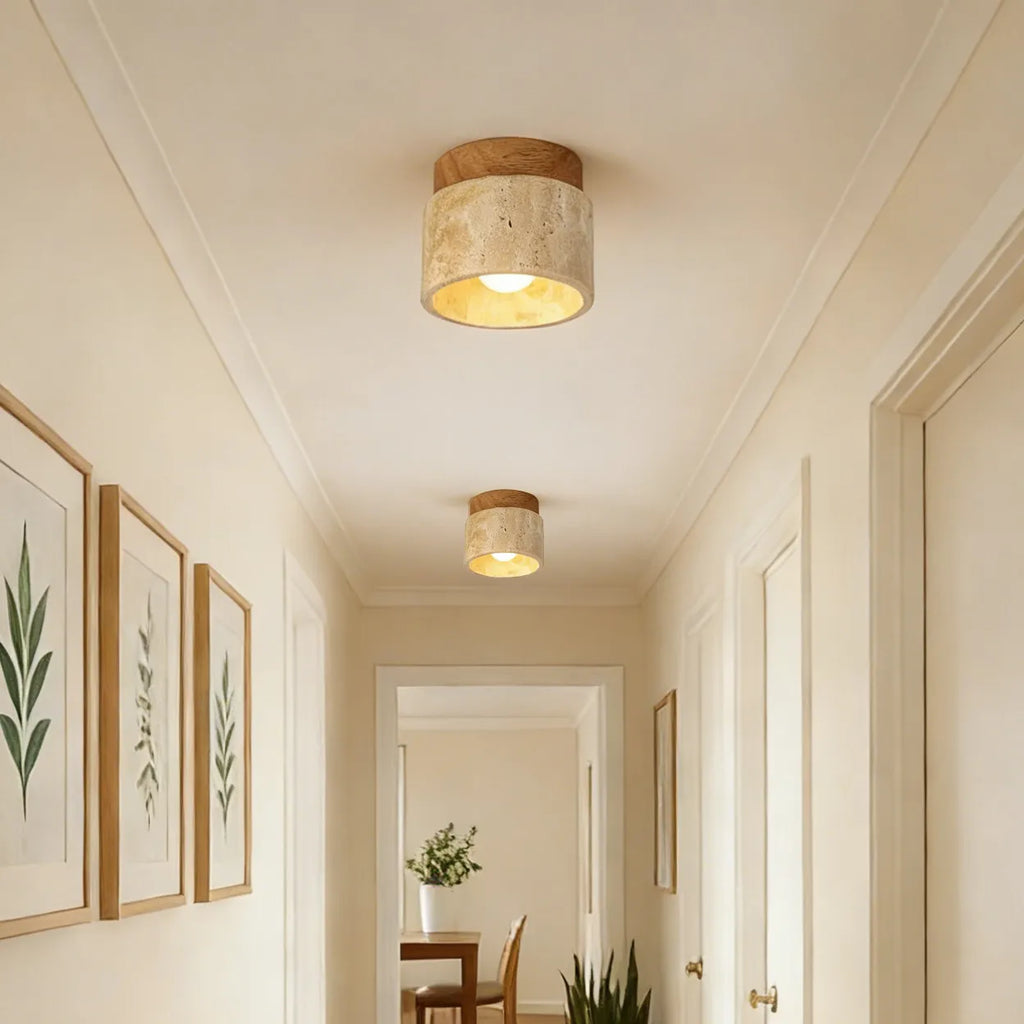 Lampada da soffitto moderna in stile crema creativo
