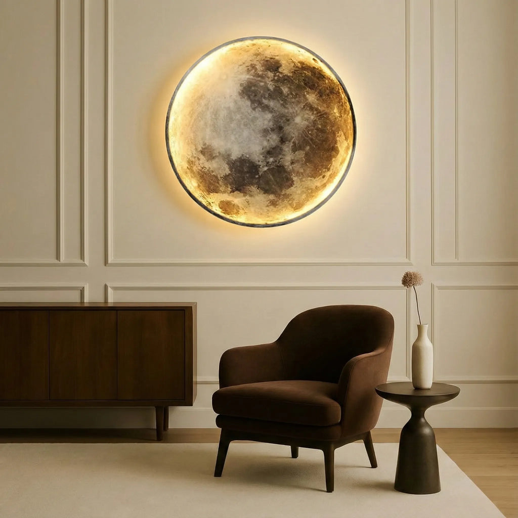 Lampada da Parete Moderna Rotonda Luna