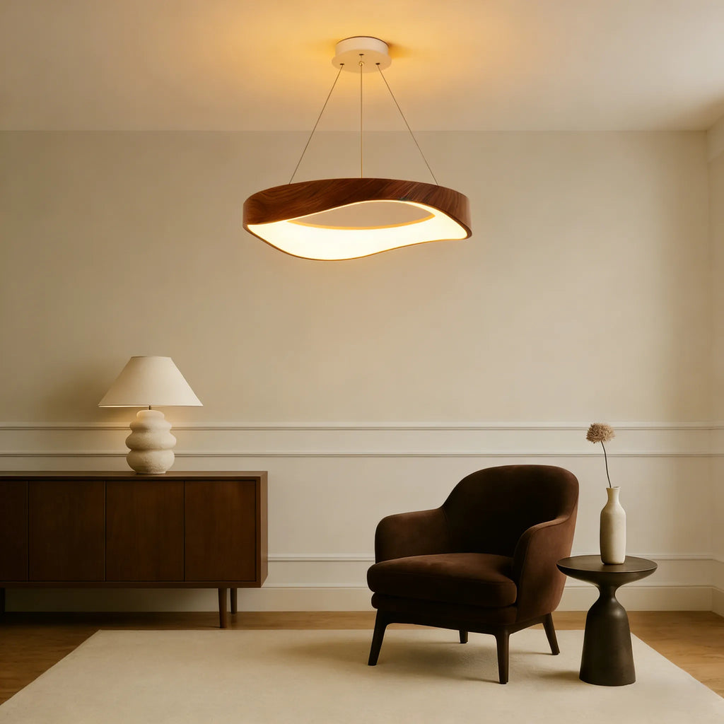 Lampada a Sospensione in Legno Nordic
