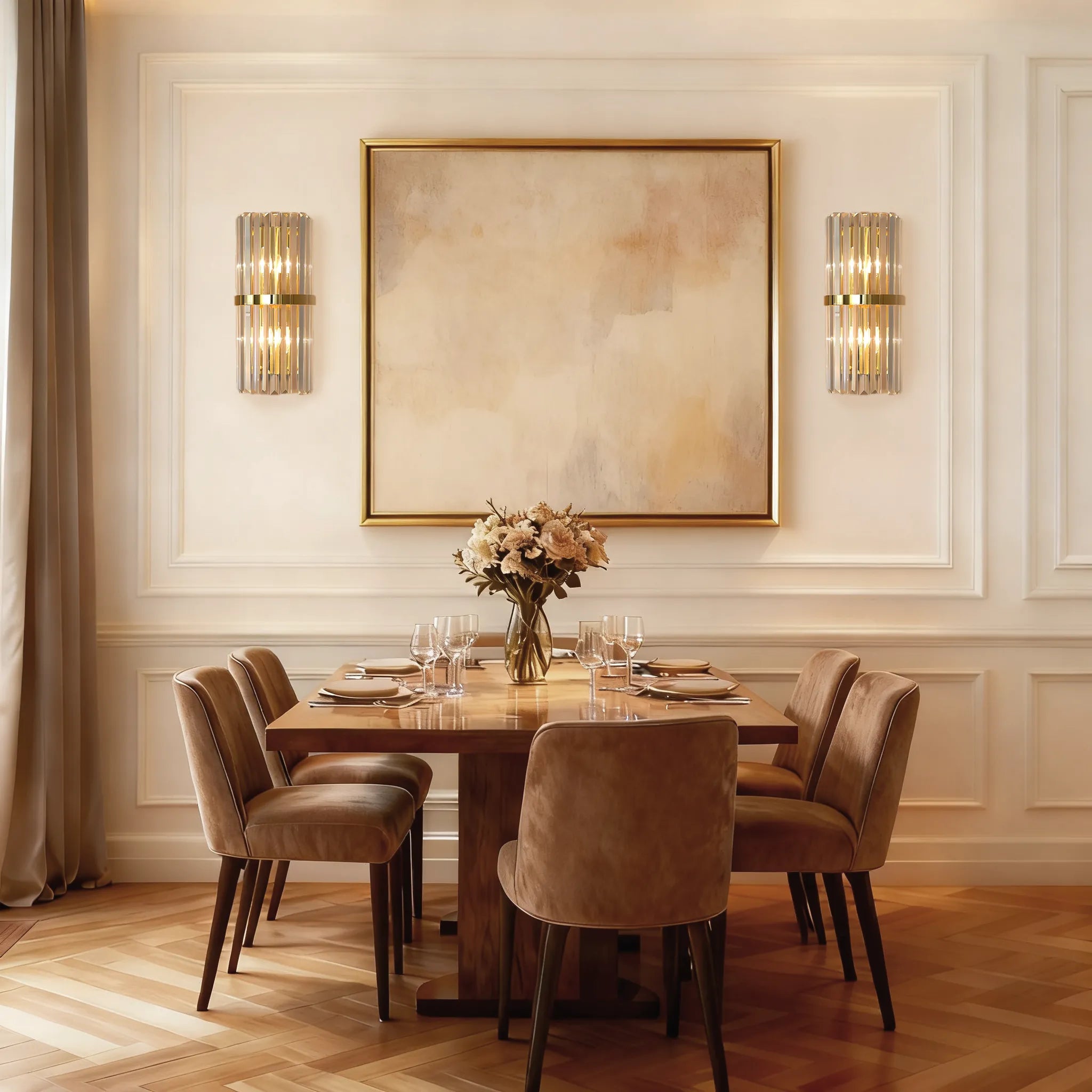 Moderna Applique da Parete in Acciaio Inossidabile di Lusso