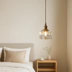 Lampada a Sospensione in Vetro Moderno Retro Glarefusion