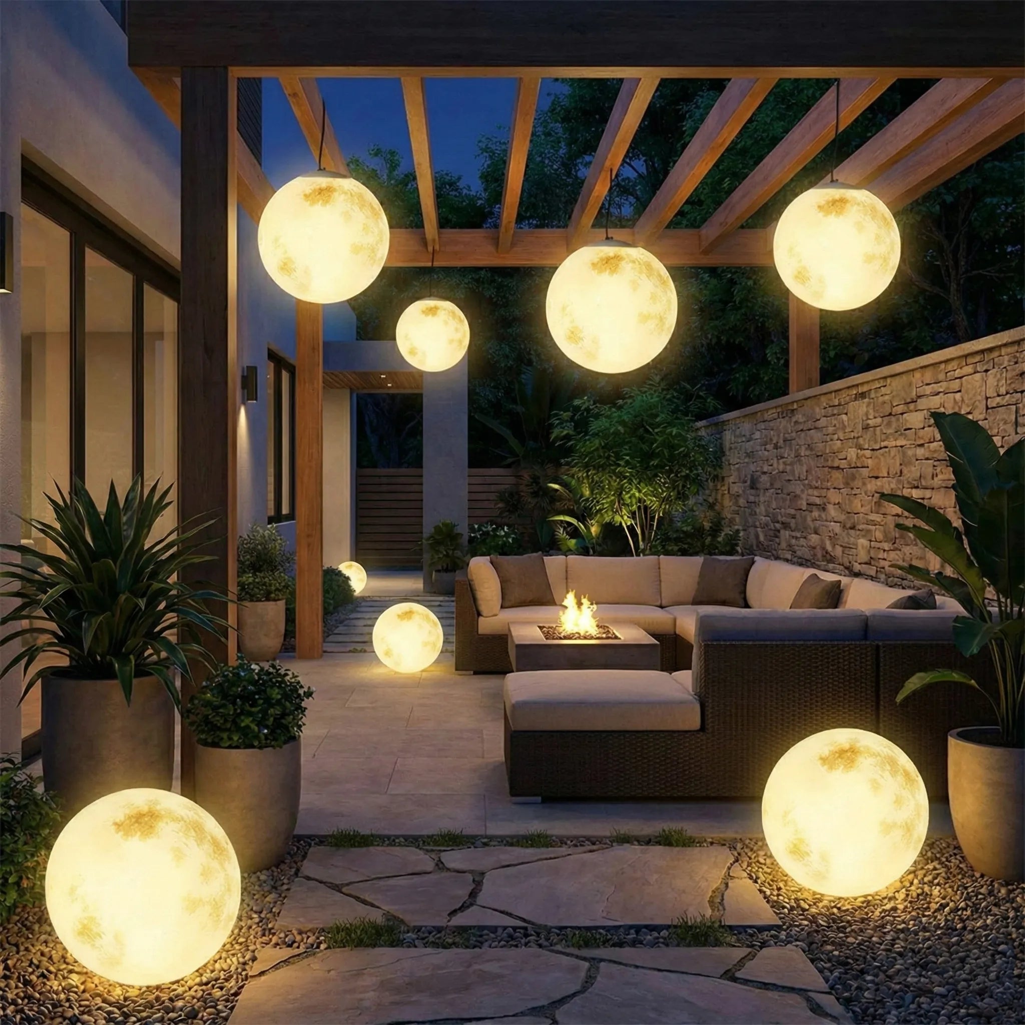 Luce a Sospensione da Esterno Lunar Garden