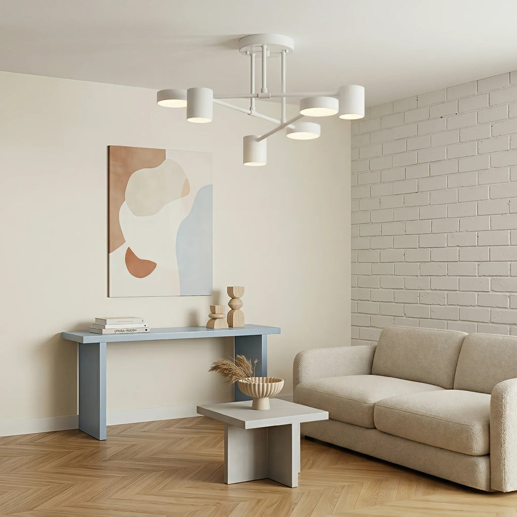 Nuova Luce da Soffitto Geometrica in Metallo