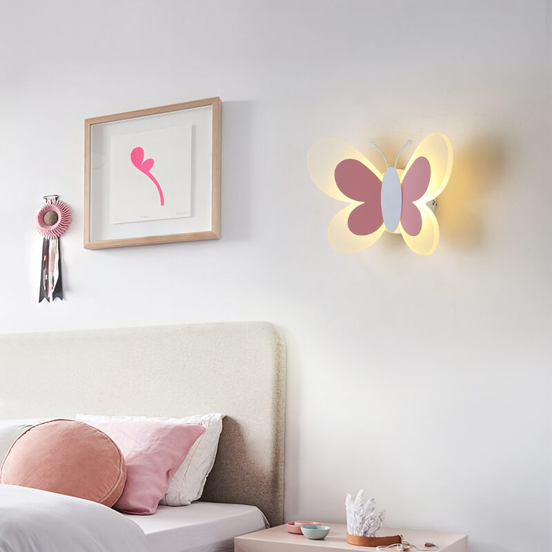 AeroLume - Lampada da parete LED a forma di farfalla per un tocco magico