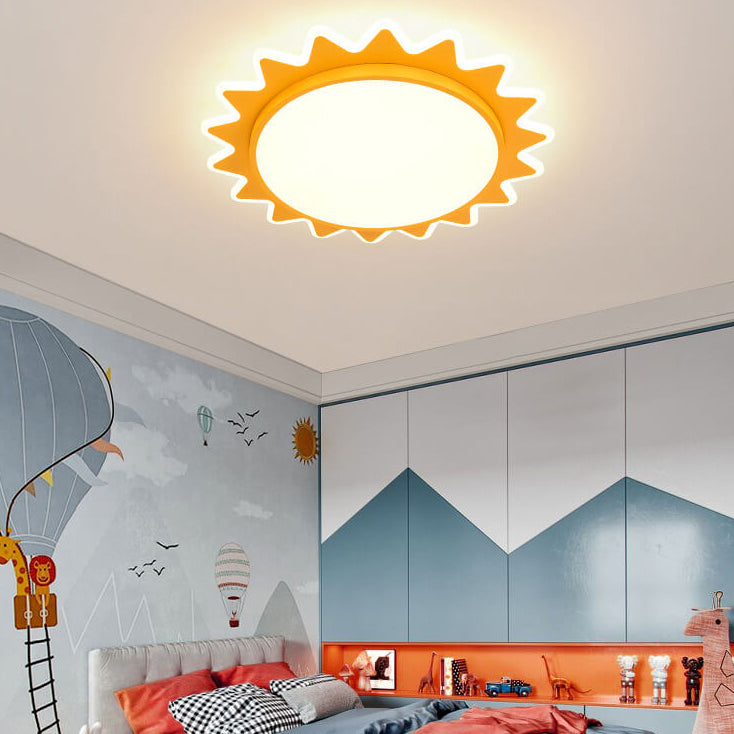 Lampada da soffitto LED a forma di sole creativo