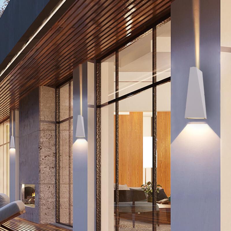 Applique a Muro LED 2 Luci Trapezoidale Moderna e Semplice