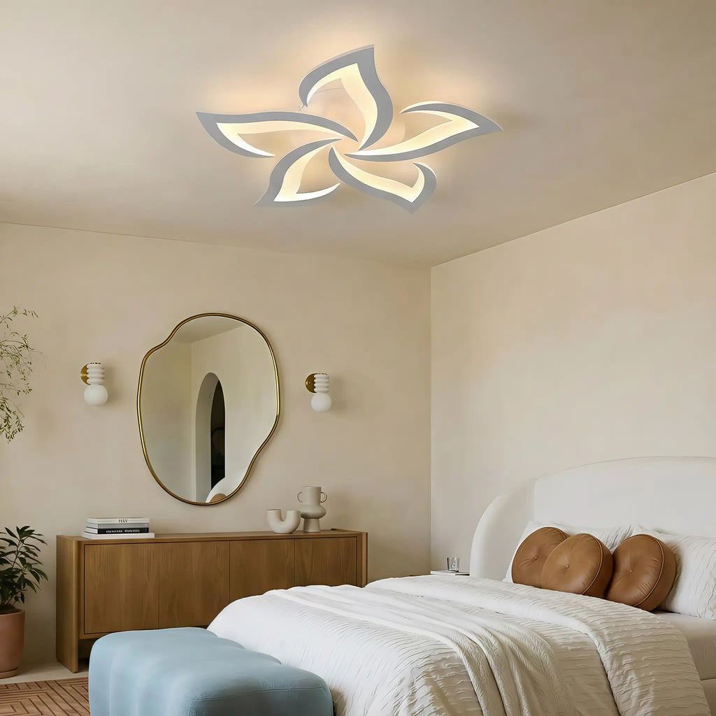 Moderna Lampada da Soffitto a Forma di Fiore Creativa