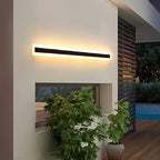Lampada da Parete Esterno Waterproof LED Acrilica Minimalista a Forma di Barra Allungata con 1 Luce
