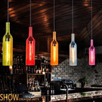 Lampadario in Vetro Antico con 1 Luce