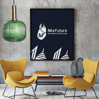 Lanterna in Vetro Striata Minimalista con Sospensione a 1 Luce