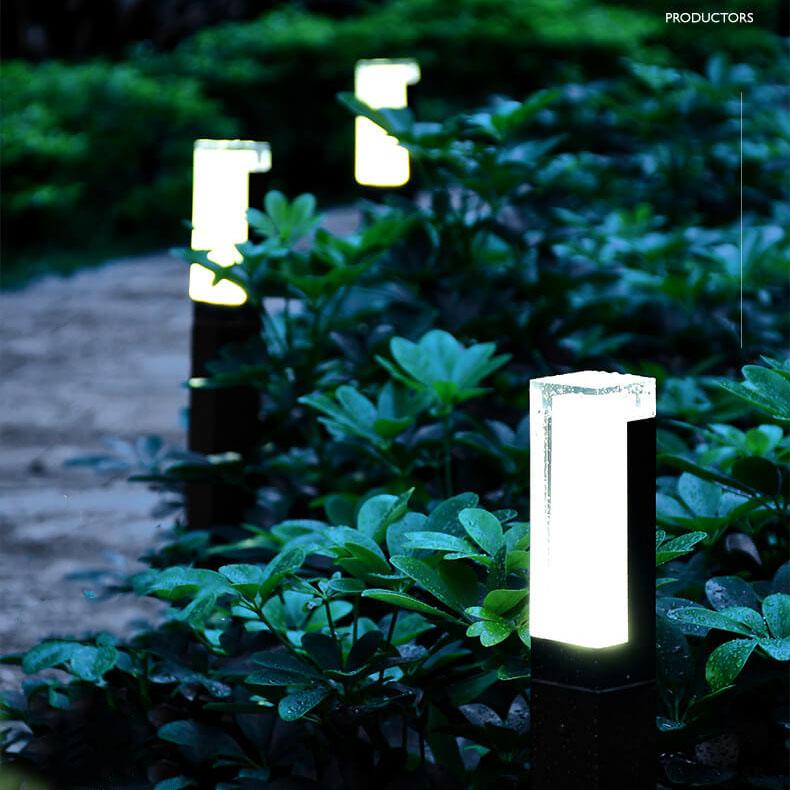 Colonna di Luce da Giardino LED Acrilico Impermeabile