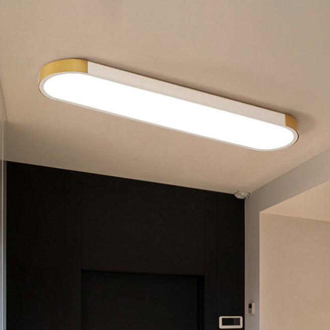 Moderna Lampada da Soffitto LED Flush Mount Rettangolare Minimalista