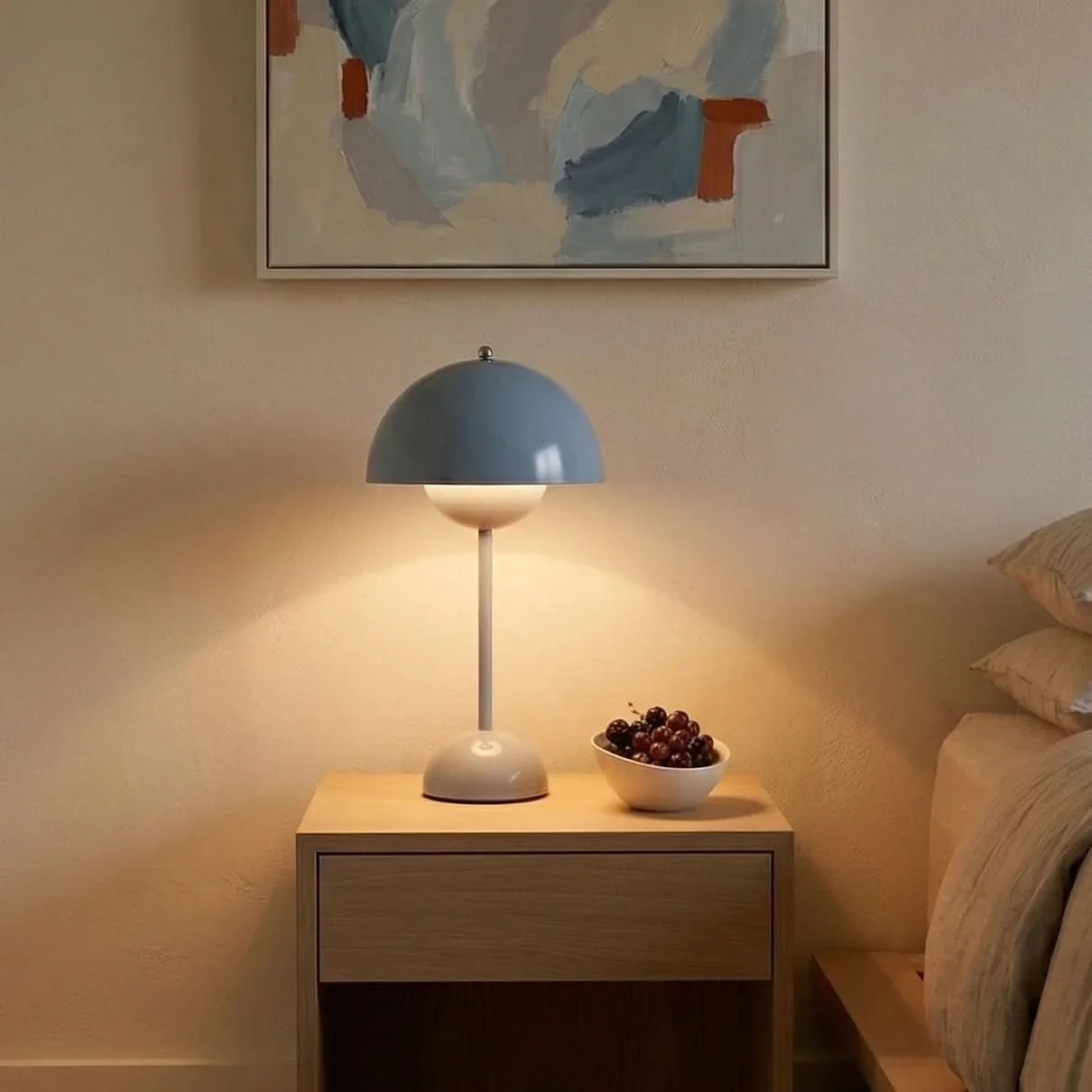 Lampada da Tavolo a Fungo Glarefusion Decorazione Moderna