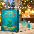 ShellSpark Calendario dell'Avvento 2025 | Scopri sorprese quotidiane con tesori d'arte in vetro marino ecologici!